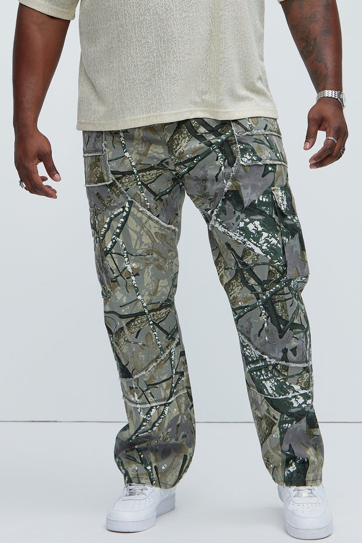 Harvy Straight Pants - Camouflage