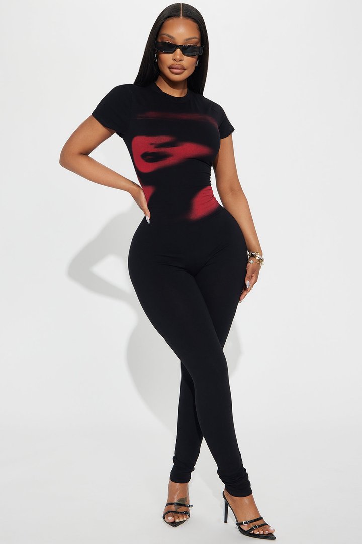 Forgive The Night Jumpsuit - Black/combo