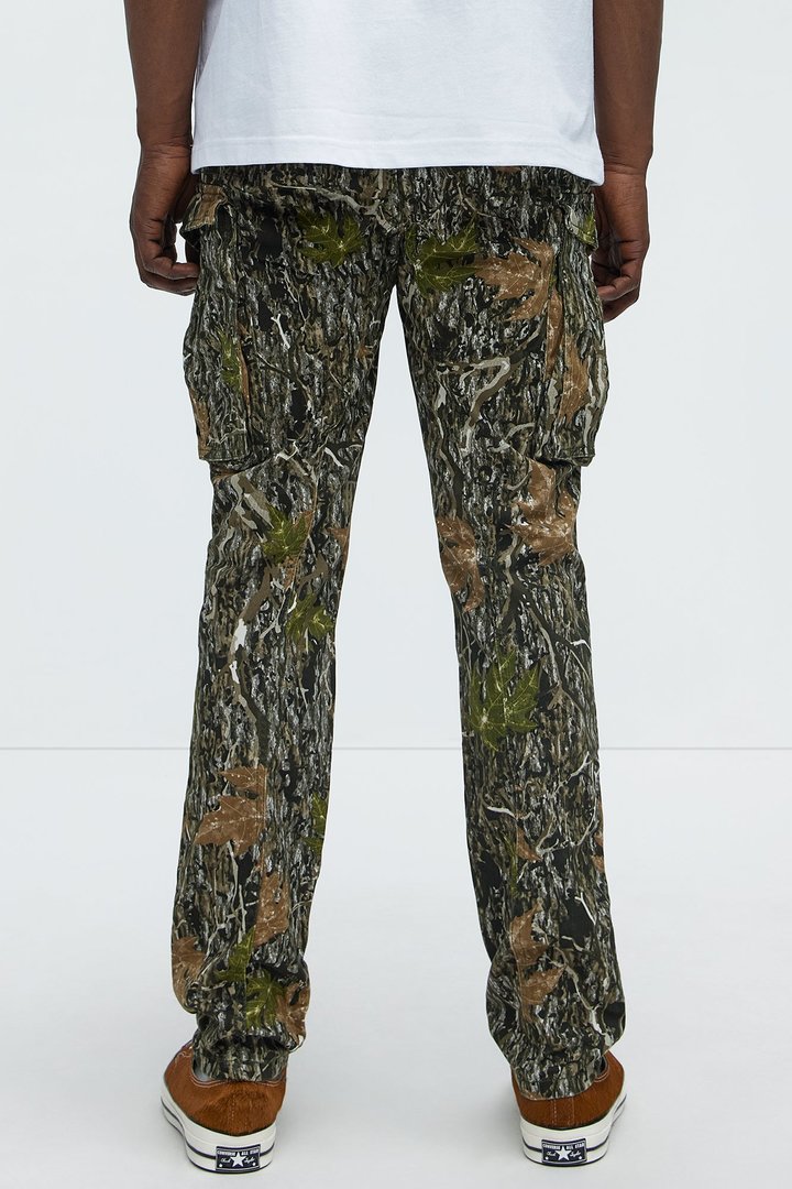 Summer Games Slim Cargo Pants - Green/combo