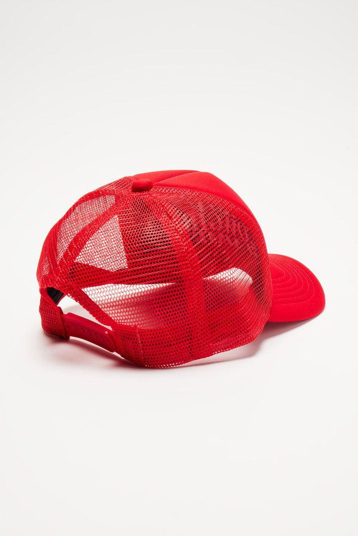 Hot Cowgirl Summer Trucker Hat - Red