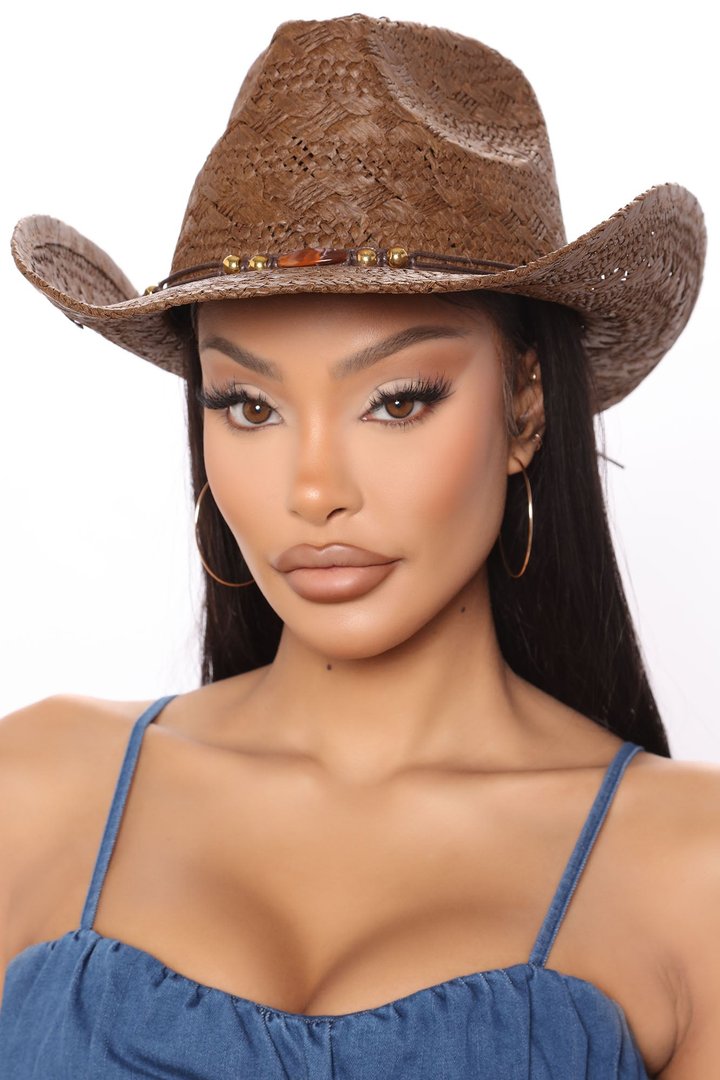 Let The Show Begin Cowboy Hat - Brown