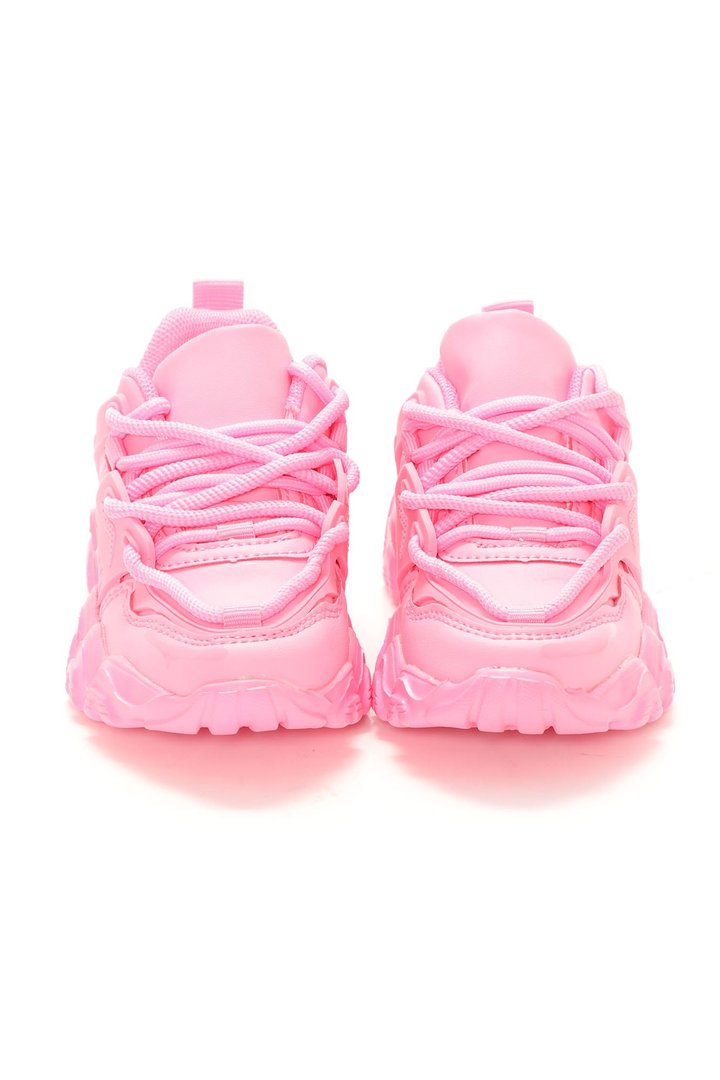 Mini Werk It Out Sneakers - Pink