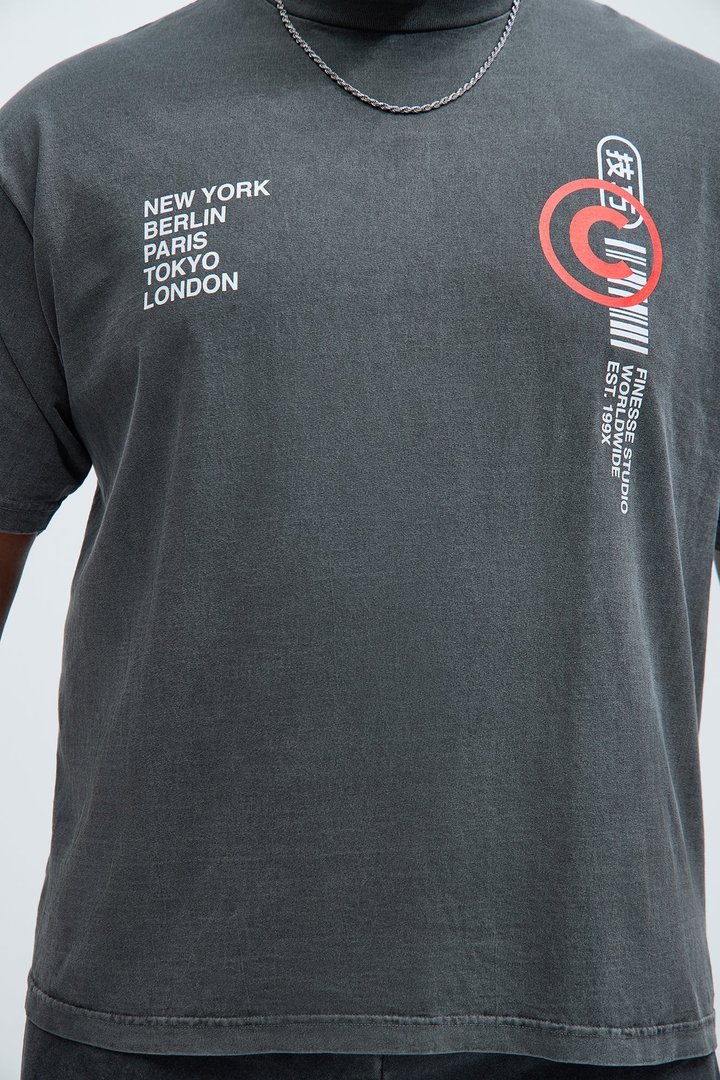 Finesse Studio Short Sleeve Tee - Black