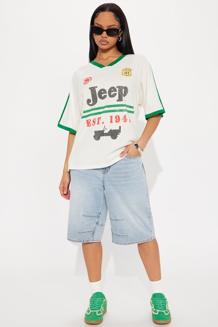 Jeep Off Road 1941 Jersey Tee - White/combo