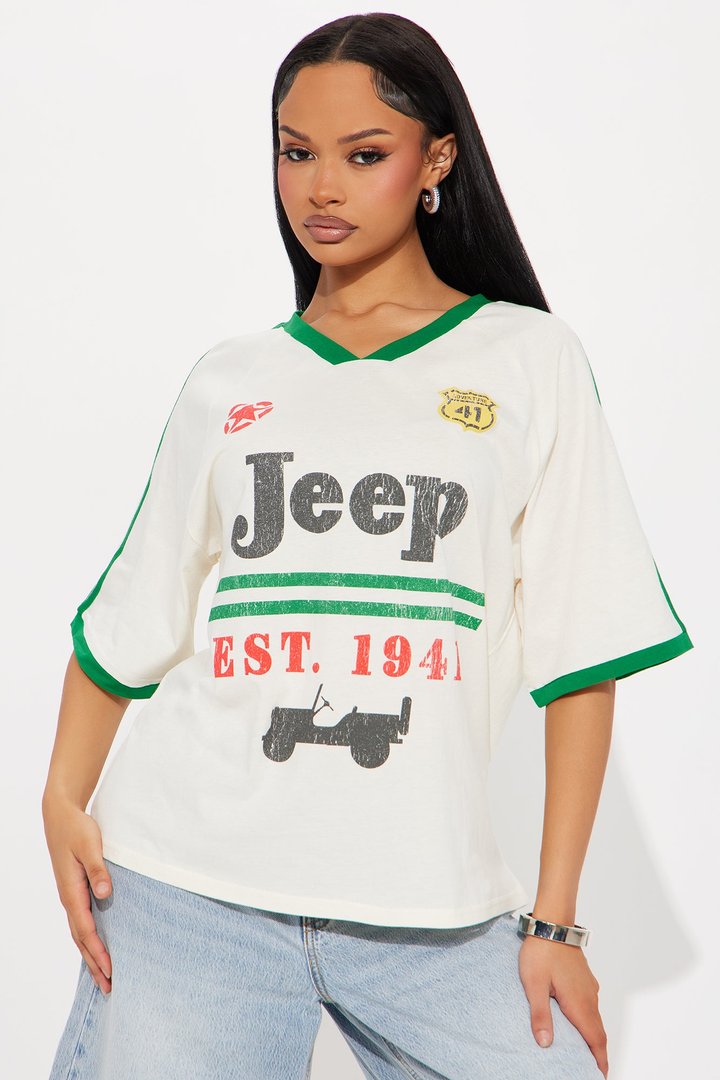 Jeep Off Road 1941 Jersey Tee - White/combo