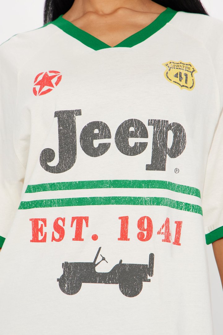 Jeep Off Road 1941 Jersey Tee - White/combo