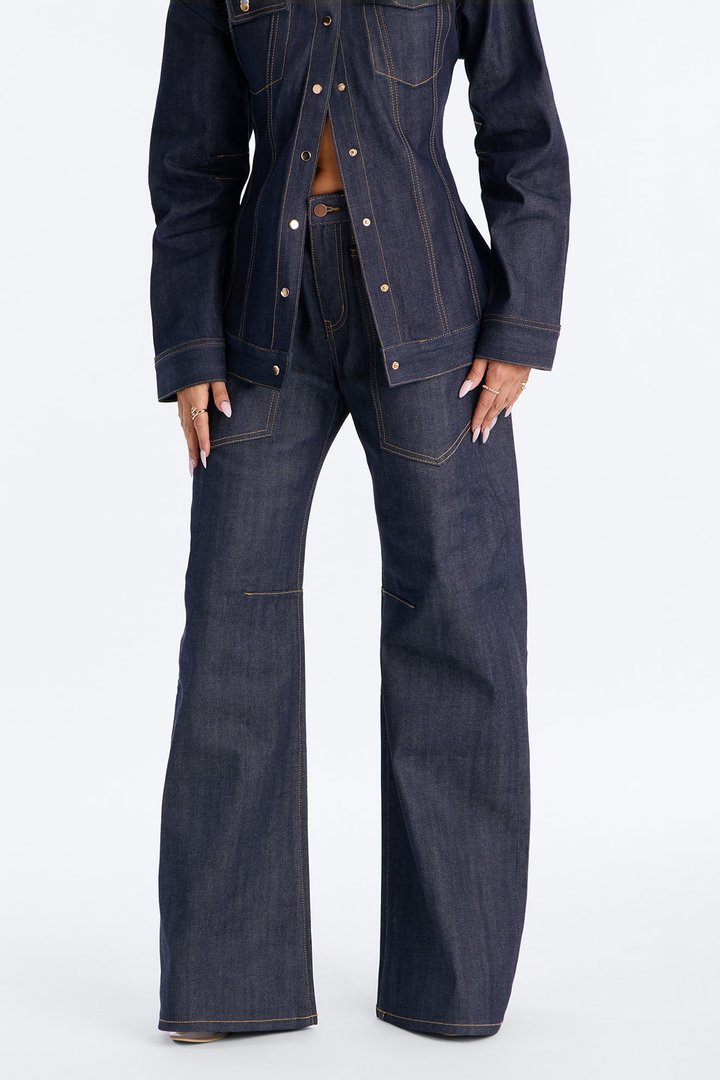 Premium Selvedge Jeans - Dark Denim