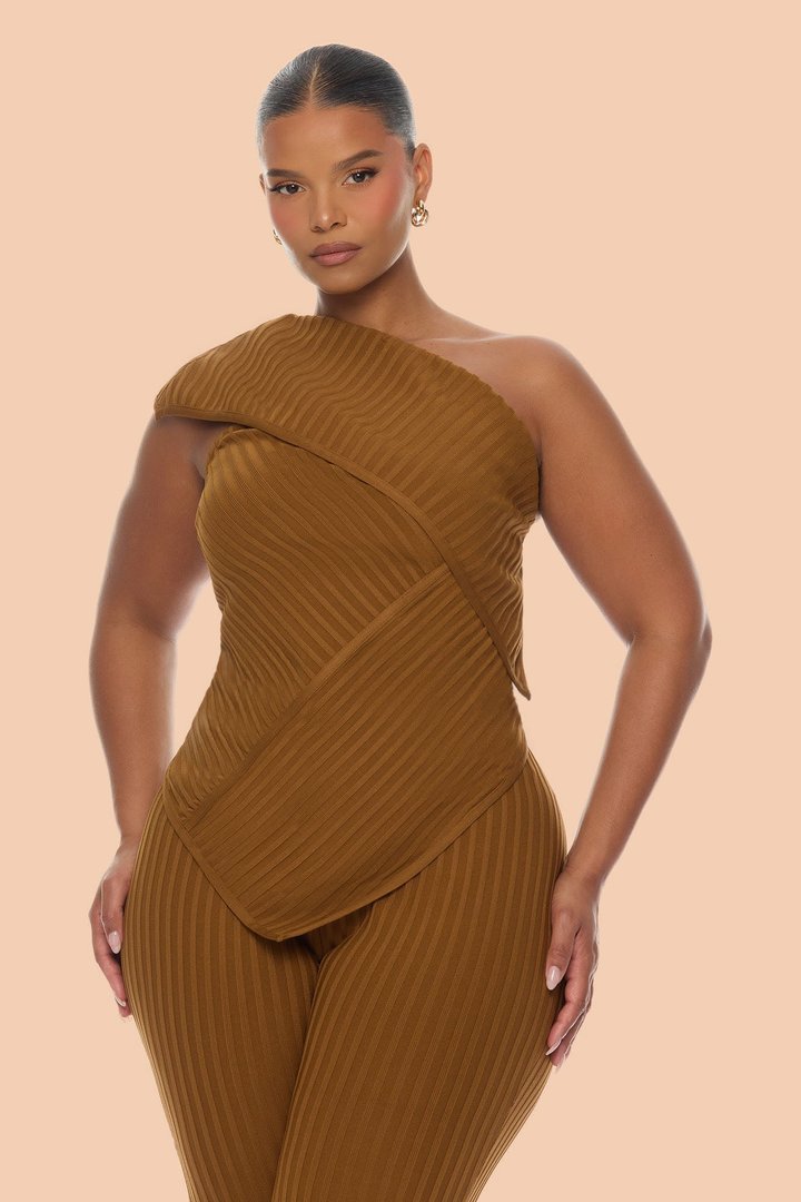 Nelly Bandage Top - Cognac
