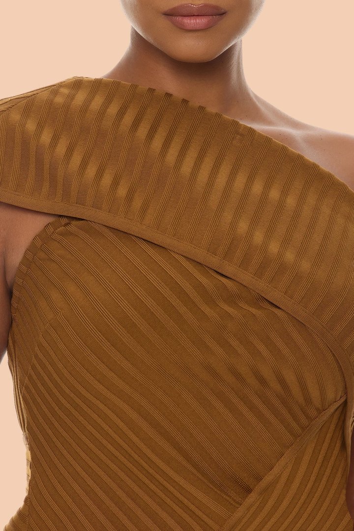 Nelly Bandage Top - Cognac