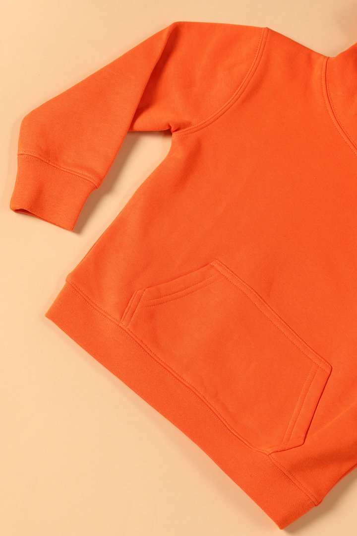 Mini Stole Your Toys Oversized Hoodie - Orange