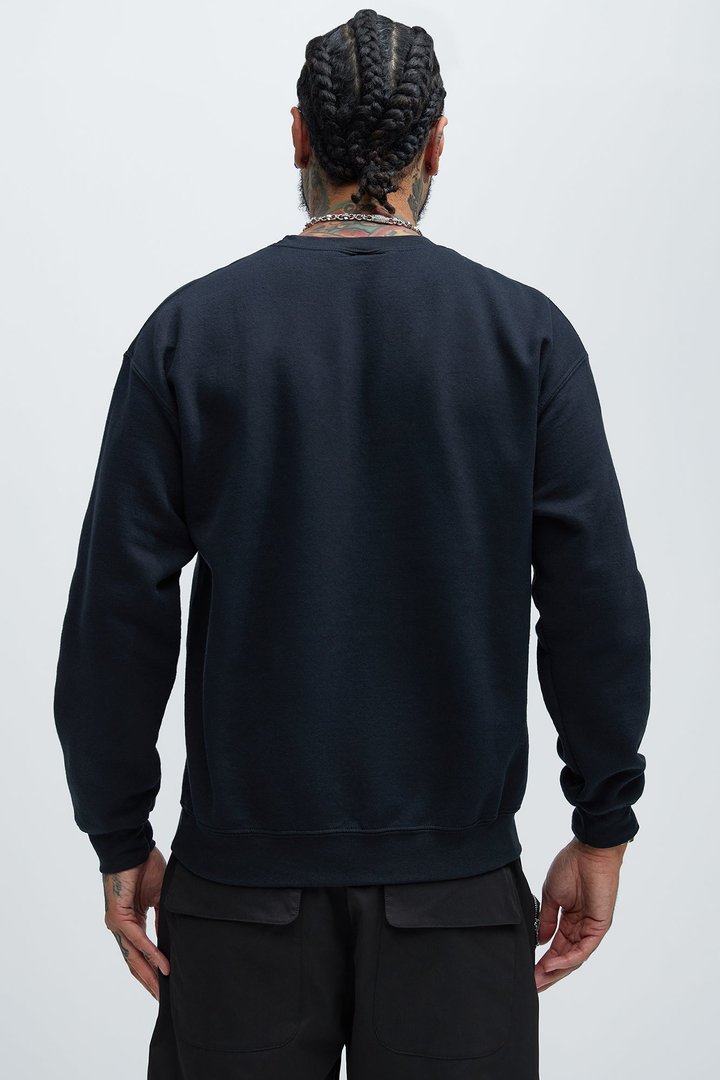 Just Hits Different Sweatshirt - Black