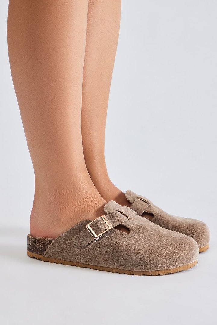 New Mood Mules - Taupe