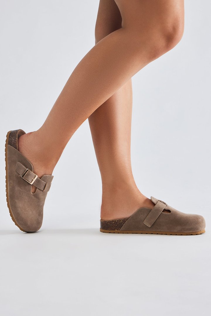 New Mood Mules - Taupe