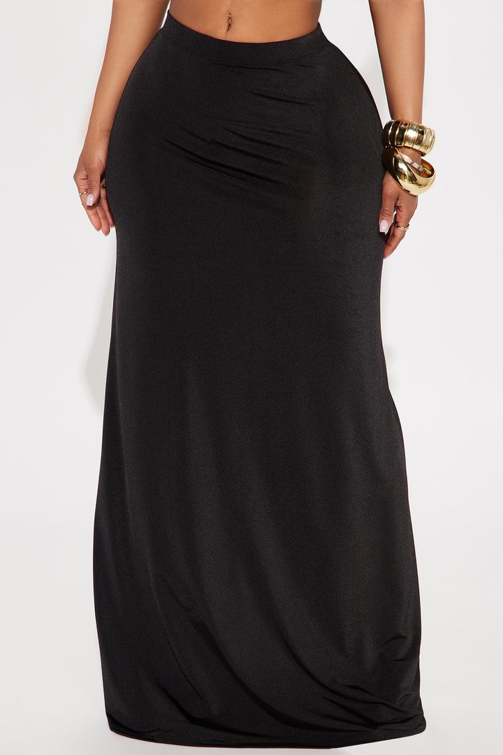 Nadia Maxi Skirt - Black
