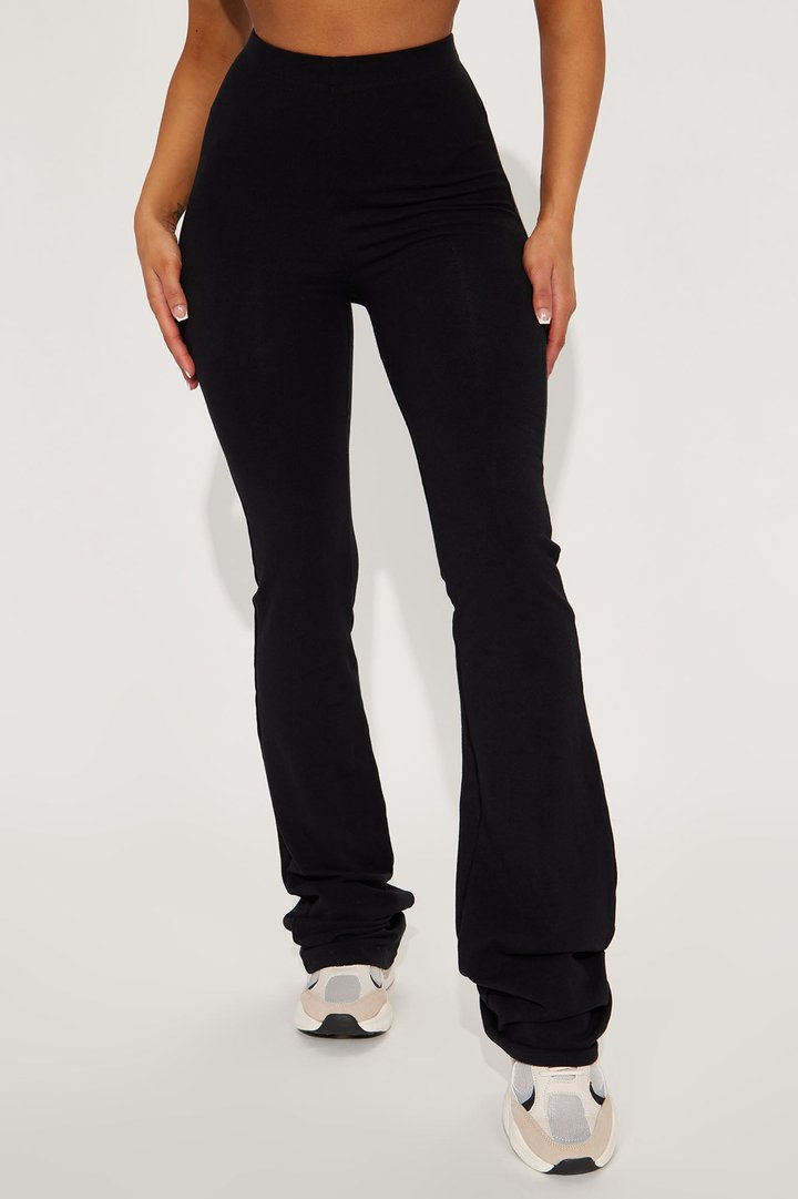 Tall Adriana Flare Pant - Black