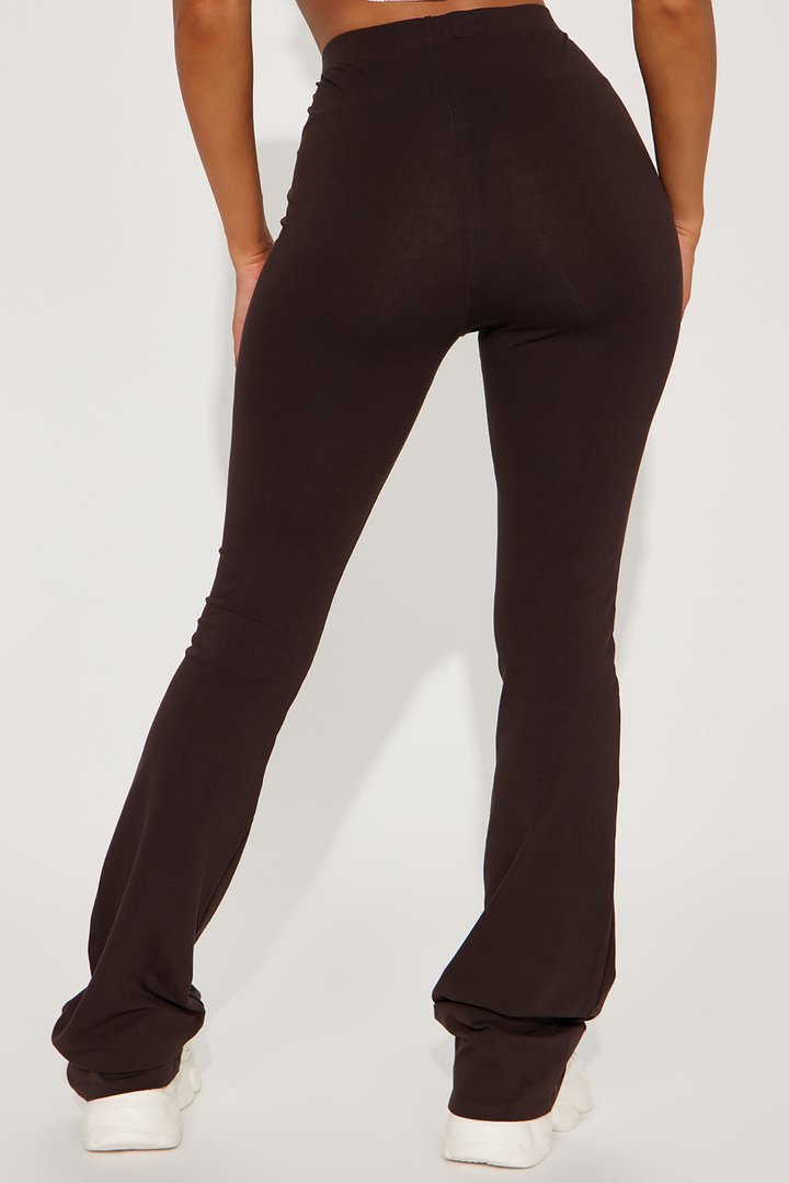 Tall Adriana Flare Pant - Dark Brown