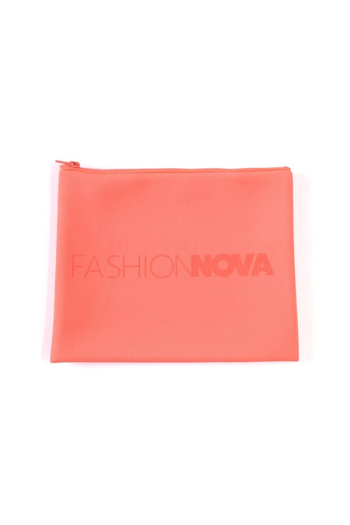 Fashion Nova Waterproof Bikini Swim Bag - Melon