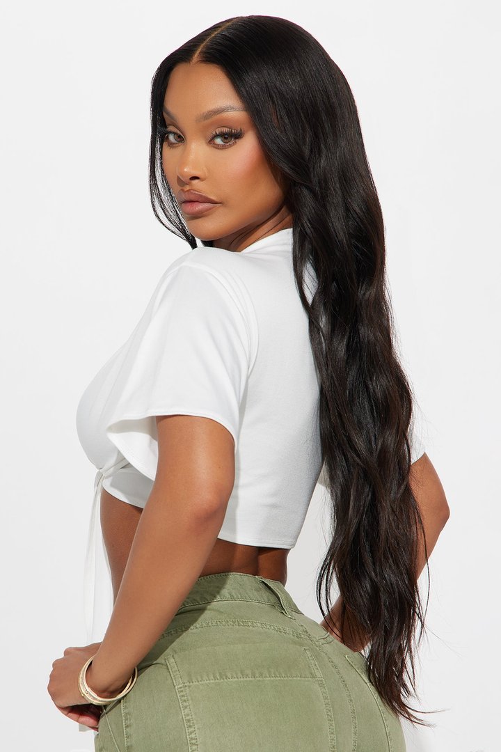 On To You Short Sleeve Top - White