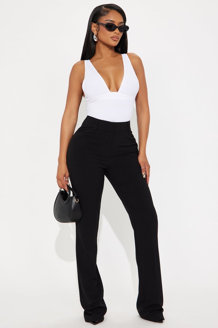 Tall Tasha Dressy High Rise Pants - Black