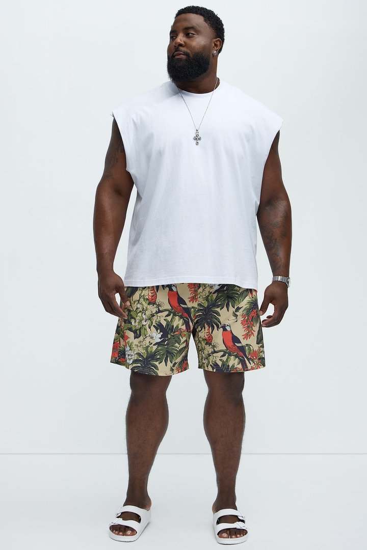 Rio Printed Swim Classic Trunk - Multi Color