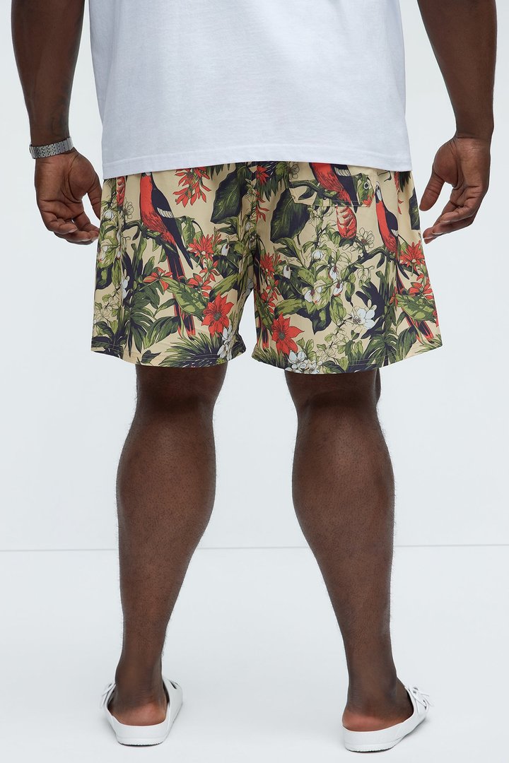 Rio Printed Swim Classic Trunk - Multi Color