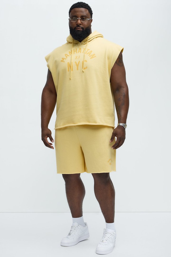 Manhattan Sweatshorts - Yellow