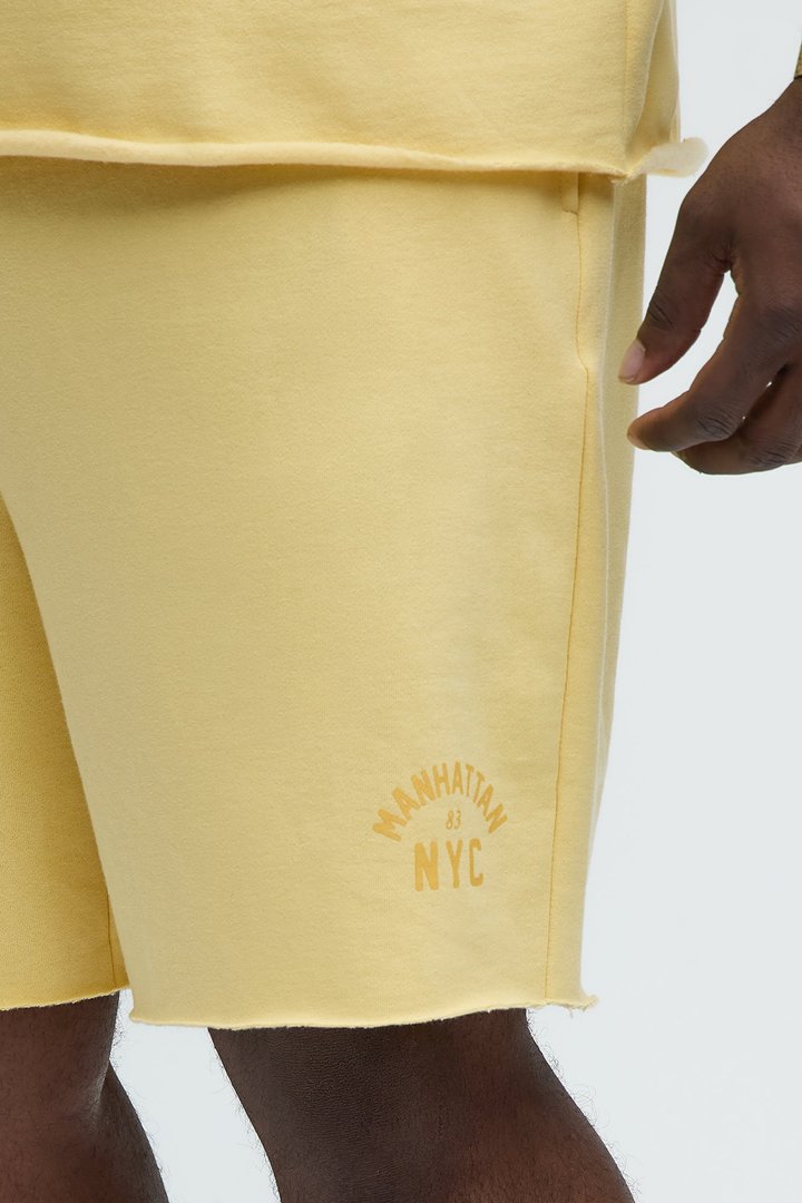 Manhattan Sweatshorts - Yellow