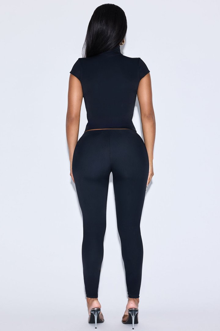 Dixie Double Lined Pant Set - Black