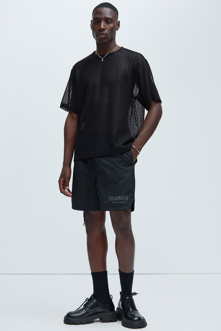 Originals Nylon Warm Up Shorts - Black