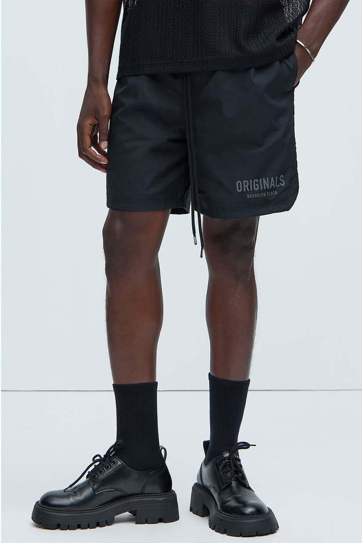 Originals Nylon Warm Up Shorts - Black