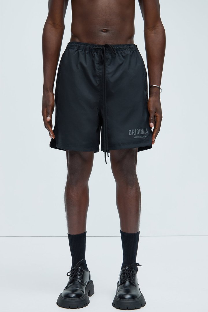Originals Nylon Warm Up Shorts - Black