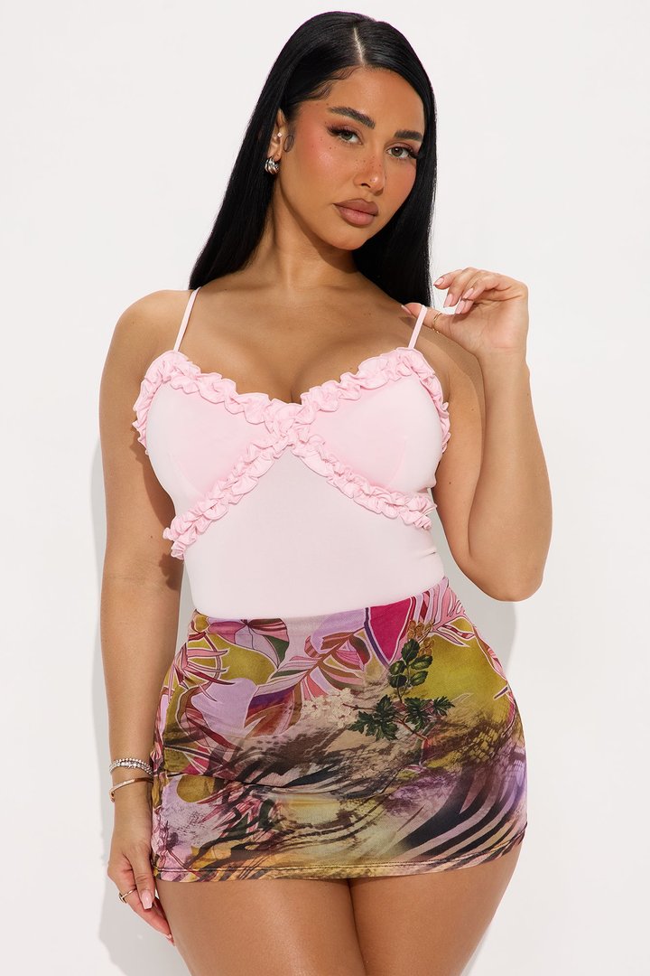 I Can't Lose Bodysuit - Pink