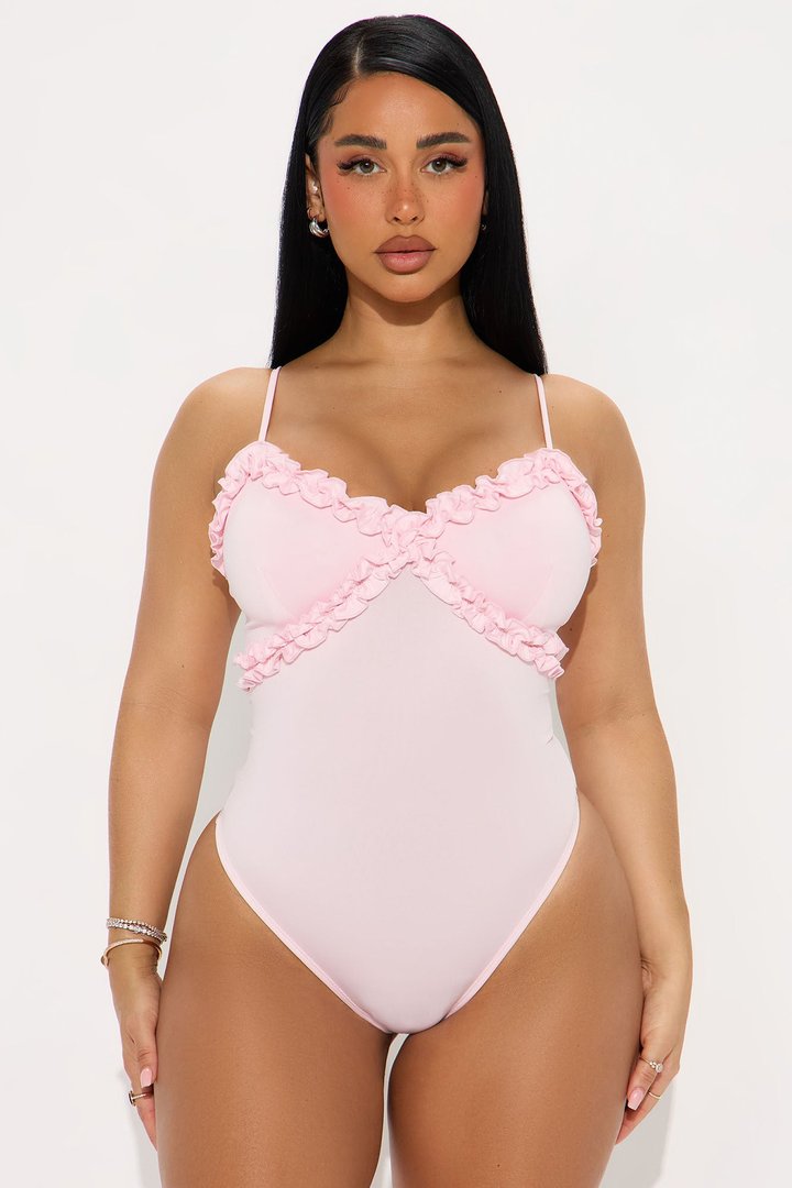 I Can't Lose Bodysuit - Pink