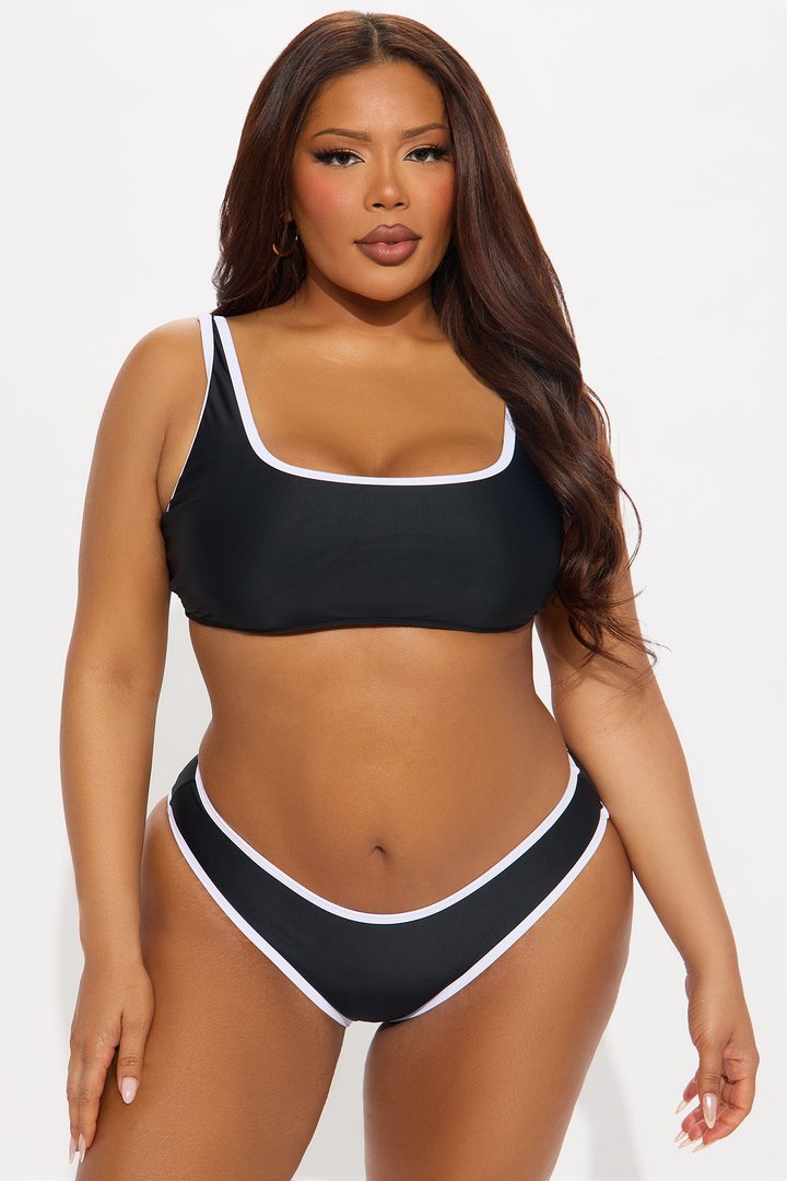 Honolulu Tank Bralette 2 Piece Bikini - Black