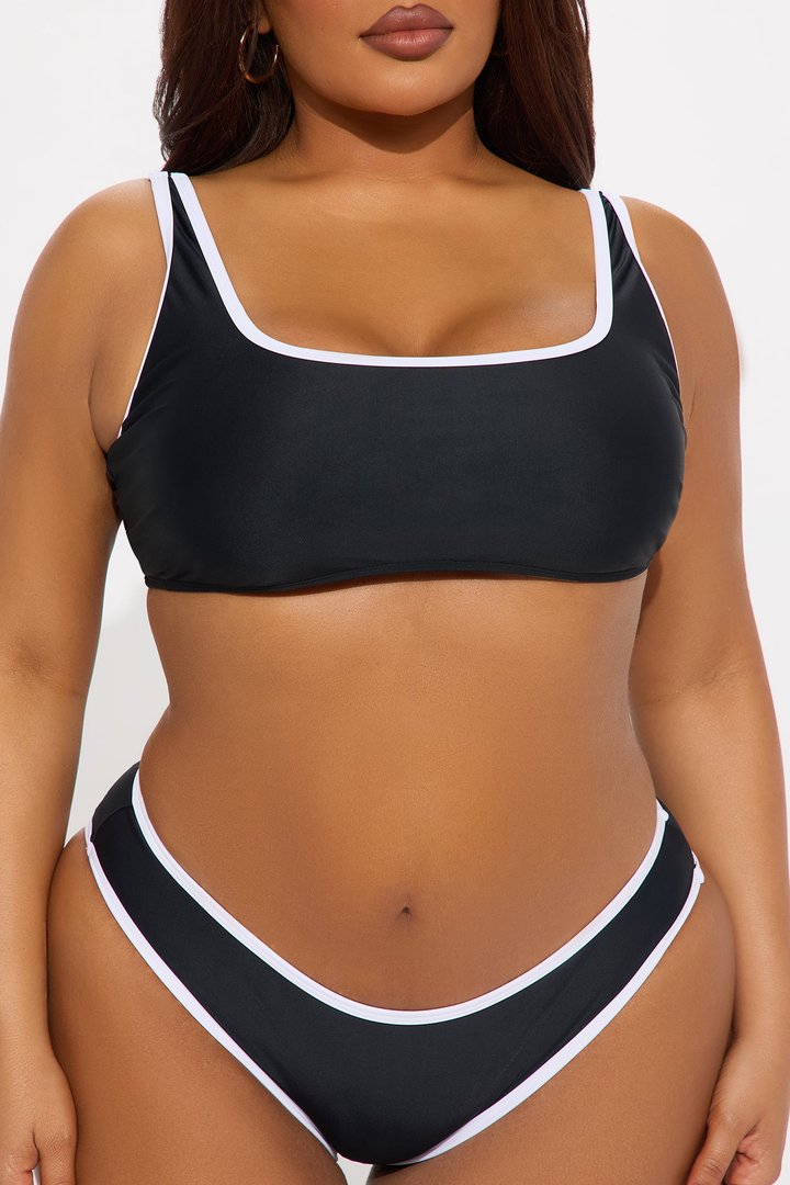 Honolulu Tank Bralette 2 Piece Bikini - Black