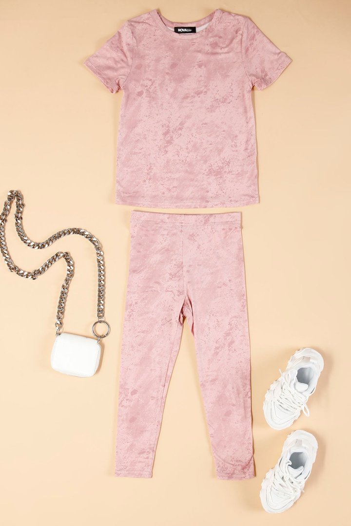 Mini Chelsea Legging Set - Pink