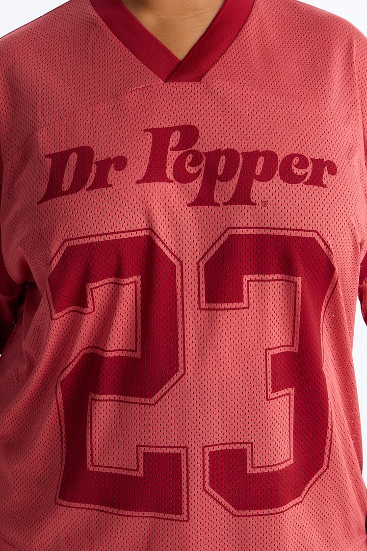 Dr Pepper Jersey Tee - Red