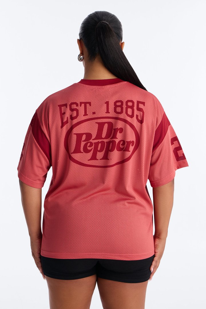 Dr Pepper Jersey Tee - Red