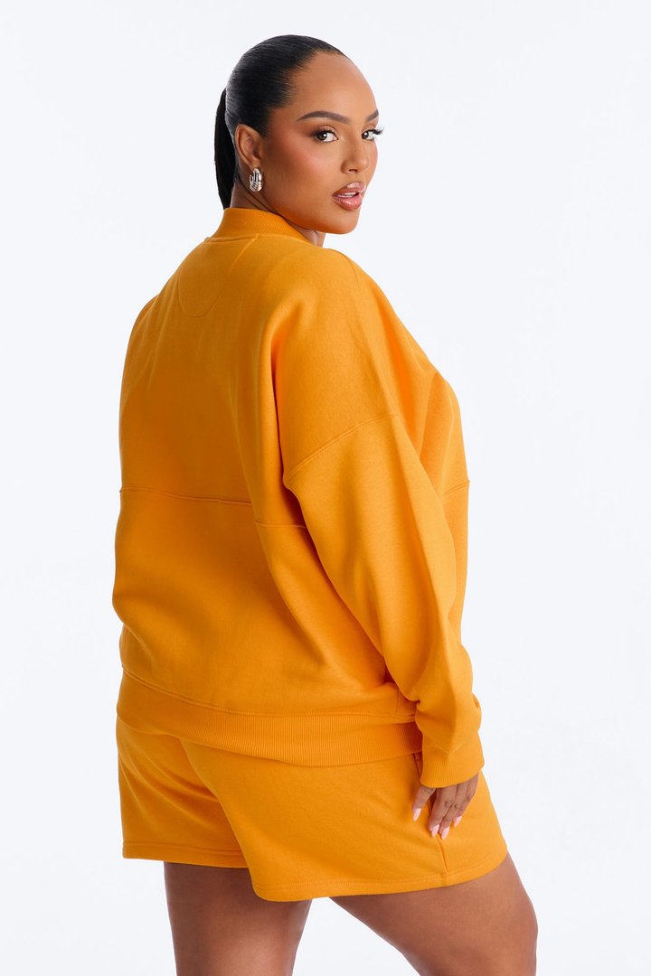 Stole My Ex Boyfriend's Bomber Jacket - Orange