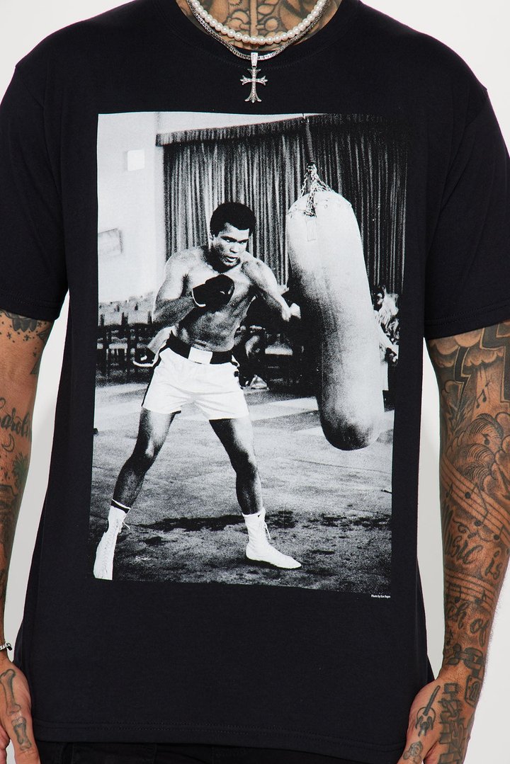 Ali Jab Cross Short Sleeve Tee - Black