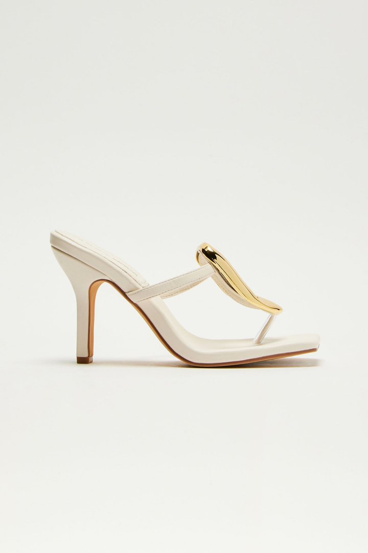 Social Season Mules - Cream
