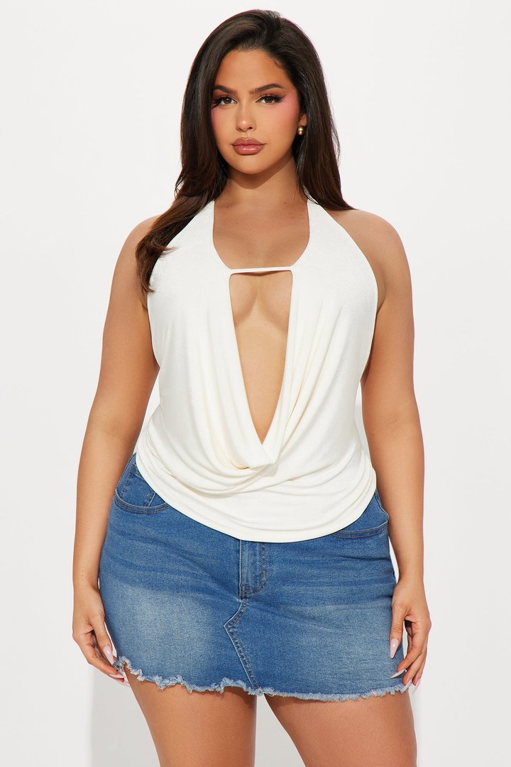 Buenos Aires Halter Top - Ivory