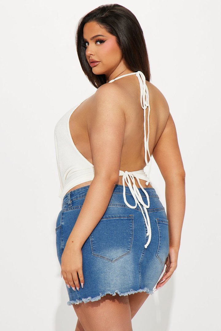Buenos Aires Halter Top - Ivory
