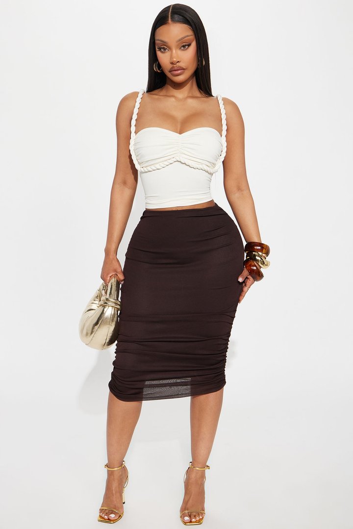 Mazie Cami Twist Top - Cream