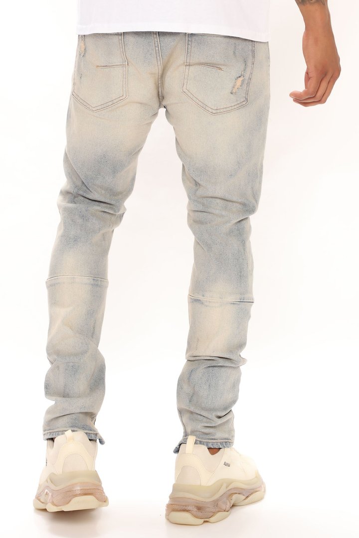 Stay Positive Skinny Jean - Light Blue Wash