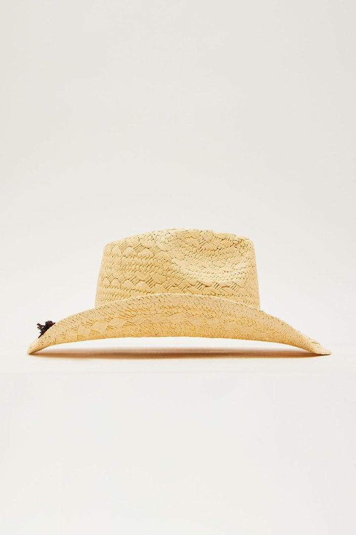 Good Vibes Cowboy Hat - Natural/Combo