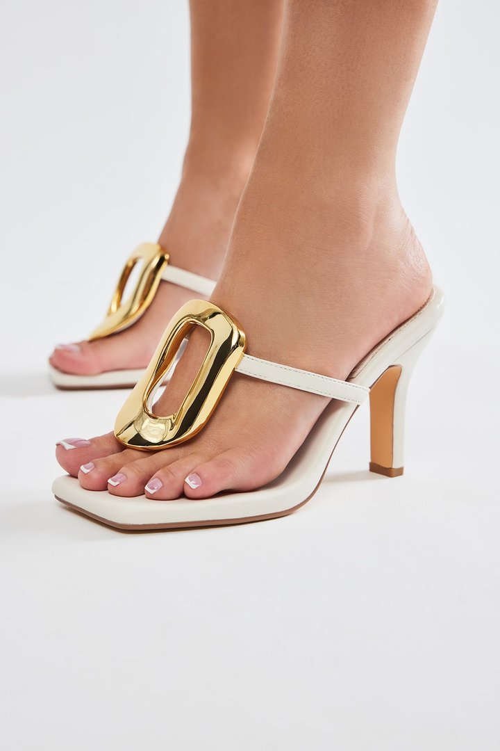 Social Season Mules - Cream