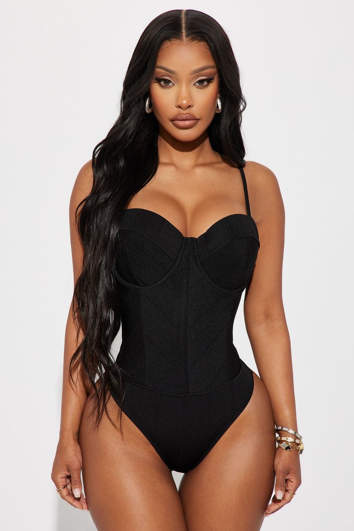 Date Night Bodysuit - Black