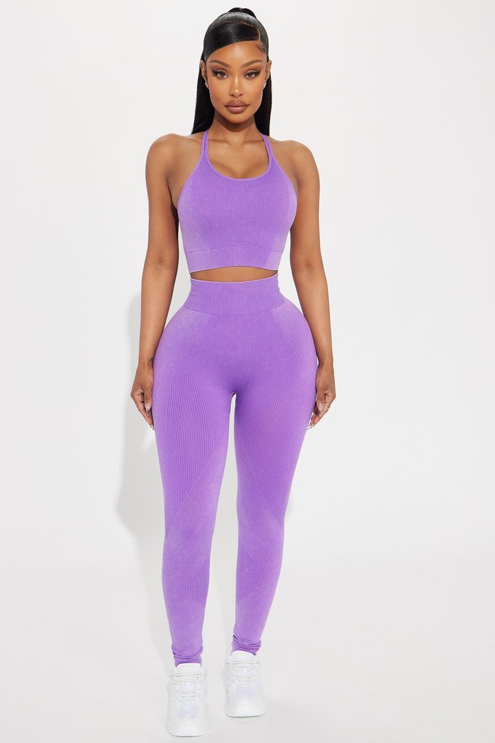 Stretch It Out Active Legging - Lavender