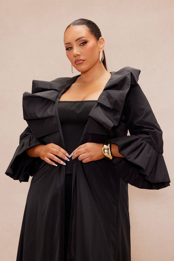 Ramona Taffeta Jacket - Black